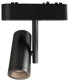 Σποτ Μαγνητικής Ράγας Bisqit VK/04472/TR/B/DW 40V Ultra Slim LED 10W 2700K-6000K 581lm 24° CRI>90 IP20 Black VKLed