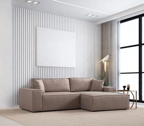 Corner Sofa-Bed Pırlo Corner Right - Brown Brown