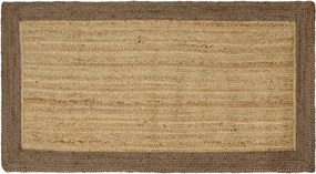 vidaXL Χαλιά χώρου Γκρι 80 x 150 cm Γιούτα