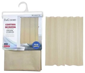 Κουρτίνα μπάνιου - Beige - 1.8x1.8m - 25749-25749