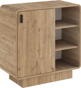 Μπουφές Rovel Megapap χρώμα sepet oak 80,3x39x80,4εκ.
