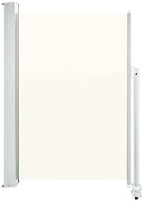 vidaXL Σκίαστρο Πλαϊνό Συρόμενο Βεράντας Κρεμ 120 x 300 εκ.