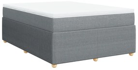 ΚΡΕΒΑΤΙ BOXSPRING ΜΕ ΣΤΡΩΜΑ ΑΝΟΙΧΤΟ ΓΚΡΙ 140X200 ΕΚ. ΥΦΑΣΜΑΤΙΝΟ 3285574