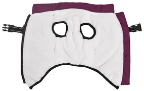 vidaXL παλτό σκύλου με ιμάντα αδιάβροχο αντανακλαστικό μοβ L36