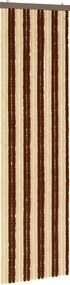 vidaXL Κουρτίνα εντόμων Chenille Καφέ και μπεζ 56 x 200 cm 100% PP