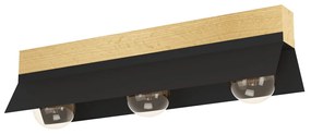 Φωτιστικό Οροφής Eglo 900443 TARRAFO Καφέ (Brown)|Μαύρο Ματ (Black Mat)