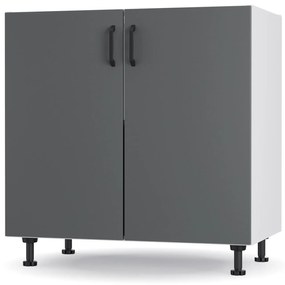 Modest Κάτω Ντουλάπι Ανθρακί 80x48x82cm