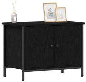 vidaXL Ντουλάπι Τηλεόρασης Μαύρη δρυς 60 x 35 x 45 εκ.