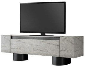 Έπιπλο τηλεόρασης Haven Megapap χρώμα travertine 180x30x50εκ.