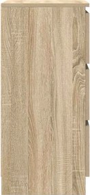vidaXL Ραφιέρα Sonoma Δρυς 37,5x35x76 εκ. από Επεξεργ. Ξύλο