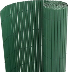 vidaXL Φράχτης Κήπου Διπλής Όψης Πράσινος 1,8x5 μ. PVC