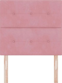 vidaXL Κεφαλάρι Ροζ 100 cm Βελούδο