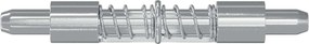 vidaXL Κλείστρο 2 pcs Ασημί 46 x 17 x 1,2 mm Ατσάλι