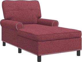 vidaXL Χαλάρωση Κόκκινο ύφασμα 91 x 157 x 91 εκ.