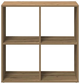 vidaXL Βιβλιοθήκη/Διαχωριστικό Χώρου Δρυς 69,5x29x69,5 εκ. Επεξ. Ξύλο