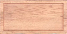 vidaXL Πάγκος Μπάνιου Αν. Καφέ 80x40x(2-4) εκ. Επεξεργ. Μασίφ Ξύλο