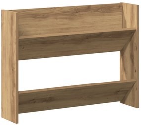 vidaXL Ντουλάπες παπουτσιών τοίχου 2 pcs artisan δρυς 60 x 18 x 60 εκ