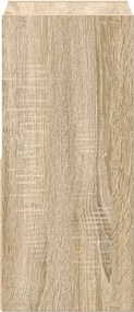 vidaXL Κομοδίνο 2 τμχ. Δρύς Sonoma 25,5 x 22 x 49,5 εκ