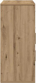 vidaXL Πλαϊνό γραφείο Artisan Oak 60 x 31 x 70 εκ Επεξεργασμένο ξύλο