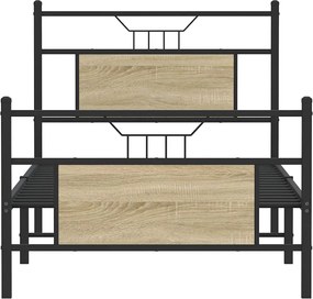 vidaXL Πλαίσιο Κρεβατιού Χωρ. Στρώμα Sonoma Δρυς 80x200εκ Επεξ. Ξύλο