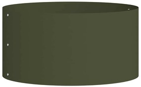 vidaXL Γλάστρα Κήπου Λαδί 40 x 40 x 20 cm Ατσάλι