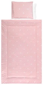 Σετ Προίκας Μωρού κούνιας 4τεμ. 70x140cm  Little Bear Pink 20800025902 Lorelli