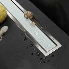 Karag Confluo Premium Line Bianco - Γραμμικό Σιφώνι Δαπέδου - 45 εκ.