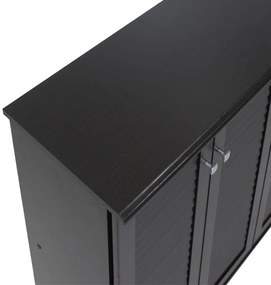 Παπουτσοθήκη-ντουλάπι SANTO 16 ζεύγων χρώμα wenge 89,5x34,5x91,5εκ 89.5x34.5x91.5 εκ.