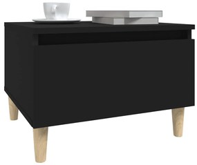 vidaXL Βοηθητικά Τραπέζια 2 τεμ. Μαύρα 50x46x35 εκ. Επεξεργασμένο Ξύλο