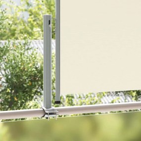 vidaXL Σκίαστρο Πλαϊνό Συρόμενο Βεράντας Κρεμ 100 x 300 εκ.