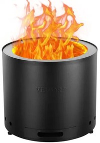 VEVOR Smokeless Fire Pit Stove Bonfire 49 cm Dia Wood Καύση Ανοξείδωτο