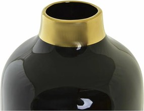 Βάζο DKD Home Decor Πορσελάνη Χρυσό Δίχρωμα Σύγχρονη (16 x 16 x 41 cm)