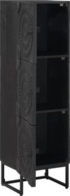 vidaXL Highboard Μαύρο 35 x 30 x 120 cm
