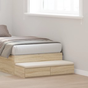 vidaXL Συρτάρια Κρεβατιού Σονομά 75x36,5x16,5 εκ Επεξεργασμένο Ξύλο