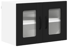 vidaXL Ραφιέρα τοίχου LUCCA 2 pcs Μαύρο 60 x 31 x 40 εκ