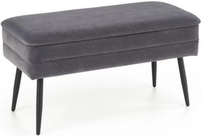 Πουφ Lavyn-Gkri-mauro - 78.00Χ42.00Χ37.00cm