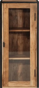 vidaXL Ντουλάπι Μπάνιου Επιτοίχιο 40x30x90 εκ. Μασίφ Ακακία/Σίδερο