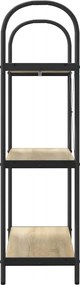 vidaXL Ράφι Βιβλίων Δρύς Sonoma 80 x 30 x 109 εκ Επεξεργασμένο ξύλο