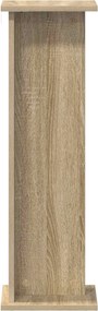 vidaXL Βάση φυτών Sonoma Δρυς 25 x 25,5 x 80,5 εκ. Επεξεργασμένο Ξύλο