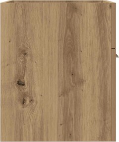 vidaXL Ντουλάπι νιπτήρα μπάνιου Δρυς τεχνίτης 41x38,5x46 cm