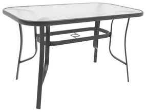 Τραπέζι Steel Fylliana Γκρί 120x70x70 εκ. 120x70x70 εκ.