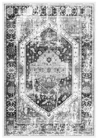 ΧΑΛΙ ΣΑΛΟΝΙΟΥ VINTAGE ΜΕ ΚΡΟΣΙΑ JOSIANE ΓΚΡΙ FB97675.11 160X230 εκ.