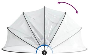 vidaXL Προστατευτικό Κάλυμμα Πισίνας 500 x 250 εκ.