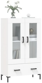 vidaXL Ντουλάπα Λευκή 69,5 x 31 x 115 εκ. από Επεξεργασμένο Ξύλο