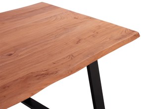 ΤΡΑΠΕΖΙ ΤΡΑΠΕΖΑΡΙΑΣ SOFIA SLIM HM8501.11 ΑΠΟ ΜΑΣΙΦ ΞΥΛΟ ΑΚΑΚΙΑΣ 200x100x77Υ εκ.