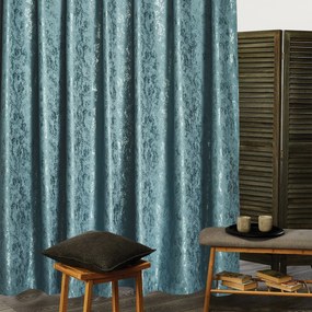 Κουρτίνα Συσκότισης (140x260) Με Τρουκς Whitegg K068 Πετρόλ