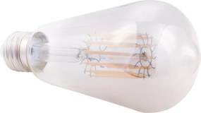 ΛΑΜΠΤΗΡΑΣ HM4189.03 LED FILAMENT 12W E27 2700K SMOKE
