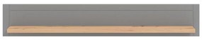 Ράφι τοίχου Valencia Artisan Oak - Γκρί Μάτ 146*19.5*24 εκ. 146x19.5x24 εκ.