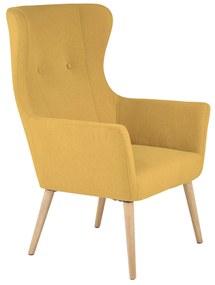 COTTO leisure chair, color: mustard DIOMMI V-CH-COTTO-FOT-MUSZTARDOWY