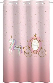 Κουρτίνα Παιδική Cinderella Pink Saint Clair 160x240 cm Πολυέστερ